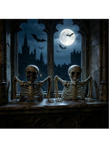 Halloween Half Skeleton Party
