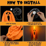 Halloween Party LED Glow Ghost