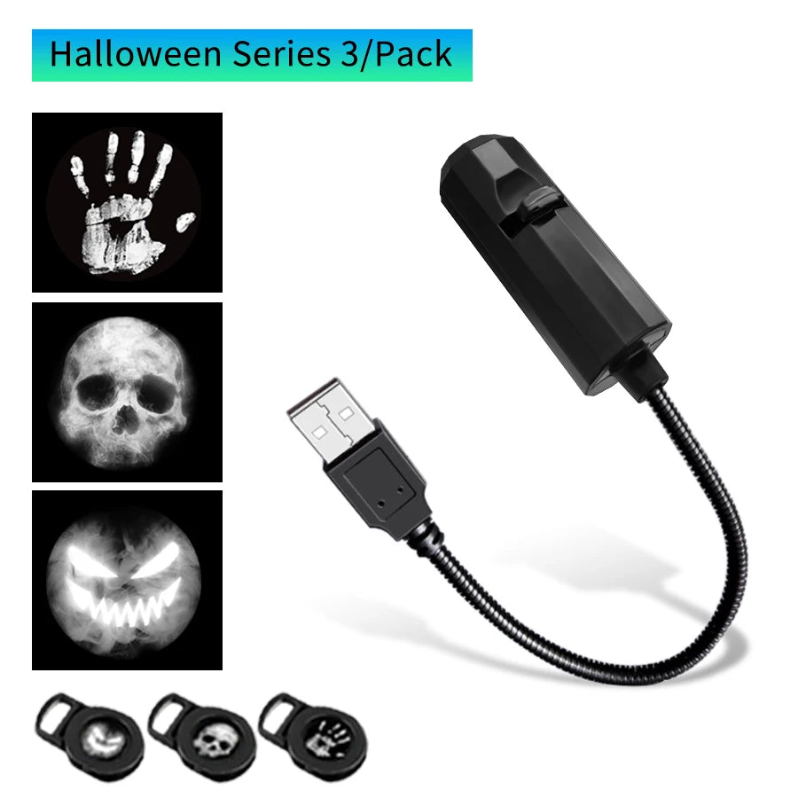 Led Halloween Moon Lamp