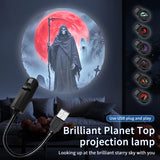 Led Halloween Moon Lamp